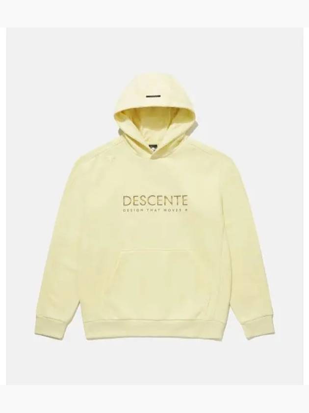 Graphic Hooded Sweatshirt Yellow SP323UHD71 - DESCENTE - BALAAN 1