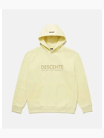 Graphic Hooded Sweatshirt Yellow SP323UHD71 - DESCENTE - BALAAN 1