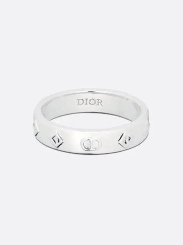 CD Diamond Ring Silver - DIOR - BALAAN 3