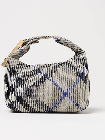 Peg Mini Check Duffel Bag Beige - BURBERRY - BALAAN 2