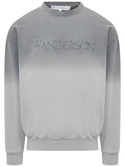 Embroidered Logo Gradient Sweatshirt Grey - JW ANDERSON - BALAAN 2