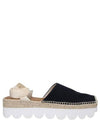 Ankle Tie Platform Espadrilles Black - MARNI - BALAAN 2