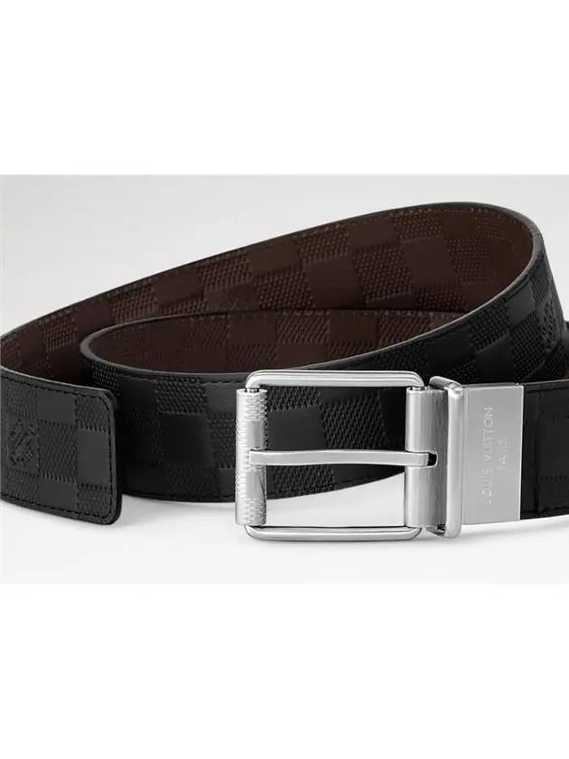 Damier Print Reversible 40MM Belt M9150U - LOUIS VUITTON - BALAAN 3