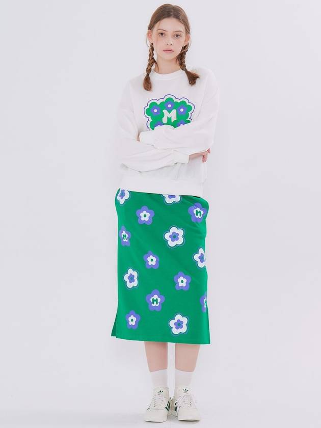 Flower H Line Skirt Green - METAPHER - BALAAN 4