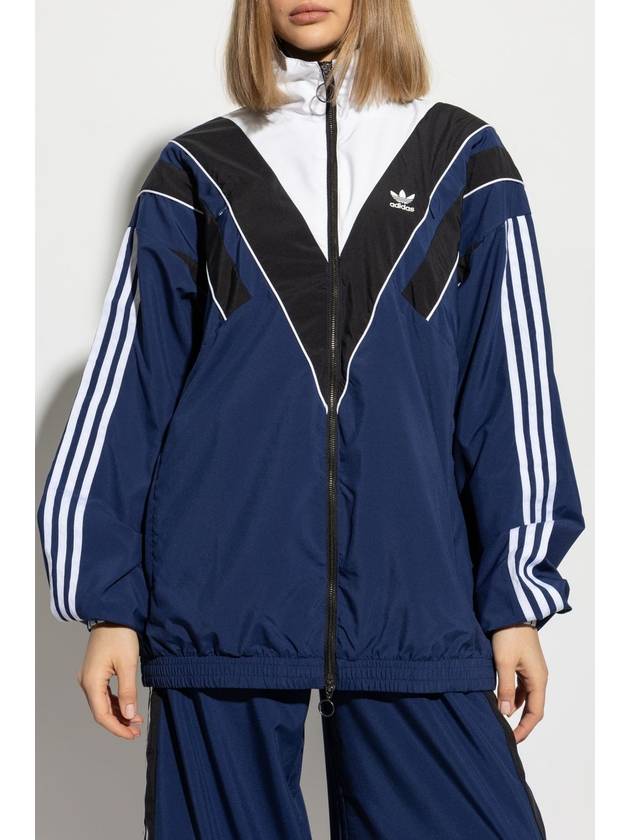 ADIDAS Originals Jacket With Stand-up Collar, Unisex, Navy Blue - ADIDAS ORIGINALS - BALAAN 3