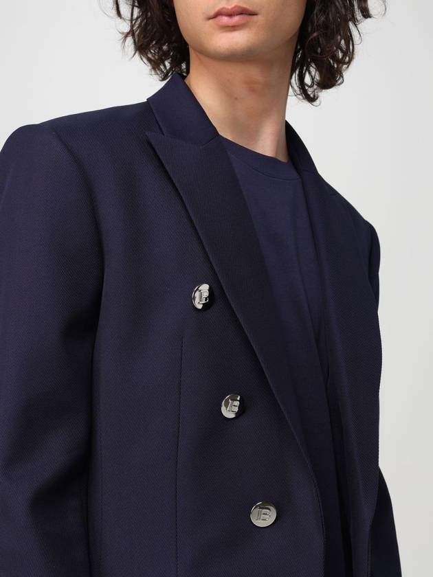 Blazer a 6 bottoni Balmain in twill di lana - BALMAIN - BALAAN 4