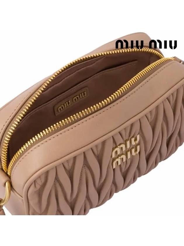 Materasse Nappa Leather Shoulder Bag Cameo - MIU MIU - BALAAN 6