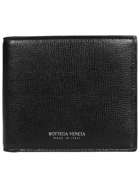 Bi Fold Wallet Black - BOTTEGA VENETA - BALAAN 1
