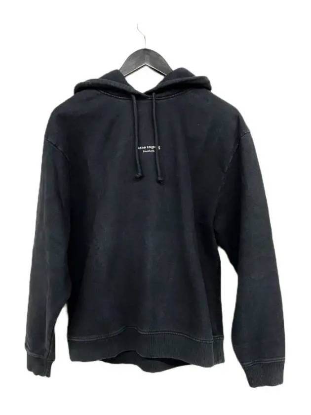 Reverse Logo Hooded Top Black - ACNE STUDIOS - BALAAN 2