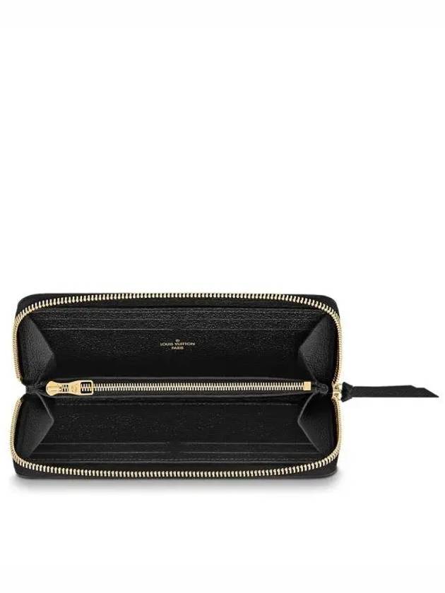 Women's Clemence Monogram Long Wallet Black - LOUIS VUITTON - BALAAN 3