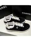 Women s Sneakers Suede Calfskin CC Logo Shoes Black - CHANEL - BALAAN 4