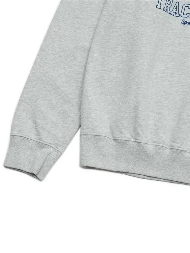 Track Club Logo Print Sweatshirt Gray - SPORTY & RICH - BALAAN 5