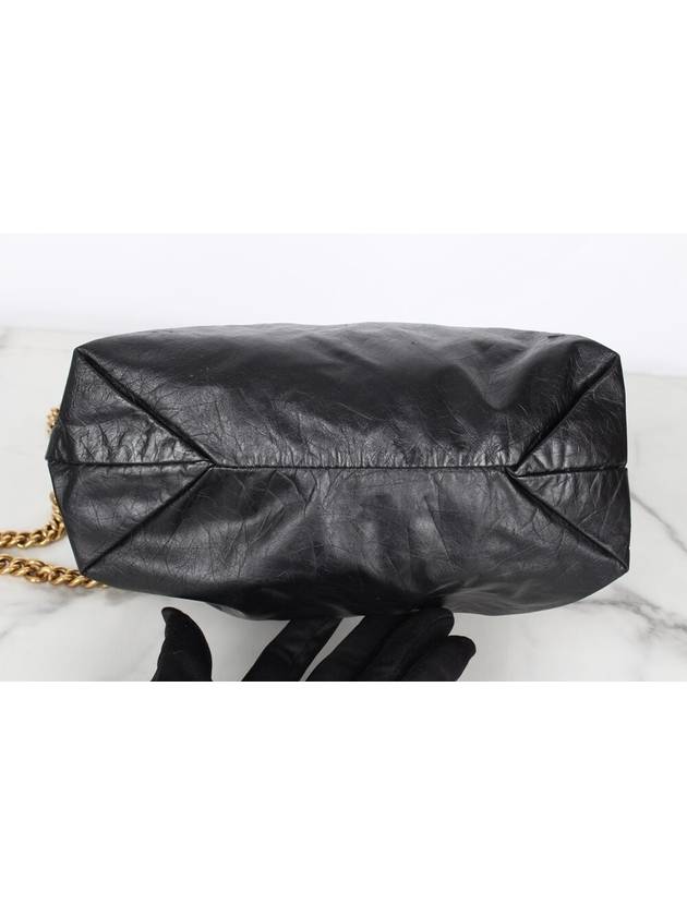 Crush Chain Tote Bag Black - BALENCIAGA - BALAAN 6