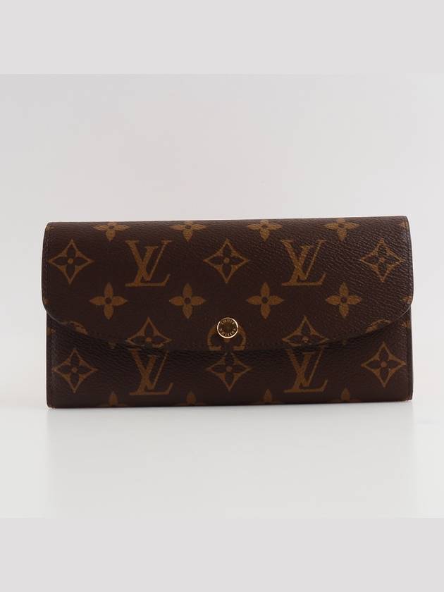 Louis VuittionEmily Monogram Long Wallet Brown - LOUIS VUITTON - BALAAN 3