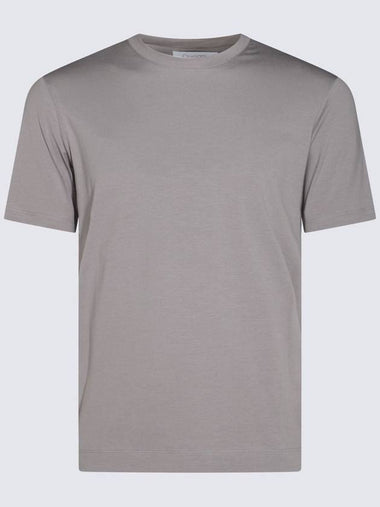 Cruciani Grey Cotton Blend T-Shirt - CRUCIANI - BALAAN 1