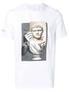 case plaster print short sleeve t-shirt white - NEIL BARRETT - BALAAN 3