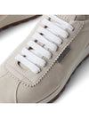 Chain Suede Low Top Sneakers Ivory - BRUNELLO CUCINELLI - BALAAN 4