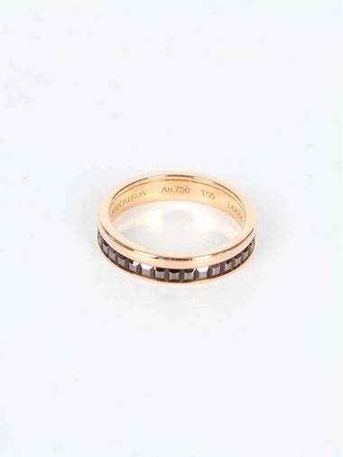 Quatre Classic Brown Ring Rose Gold No 50 - BOUCHERON - BALAAN 1