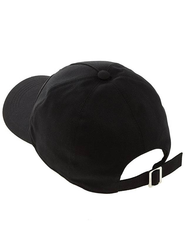 Gancini Logo Base Ball Cap Black - SALVATORE FERRAGAMO - BALAAN 4