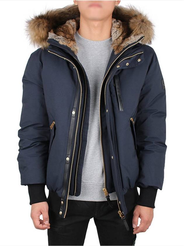 Dixon Nordic Tech Down Natural Fur Bomber Jacket Navy - MACKAGE - BALAAN 3