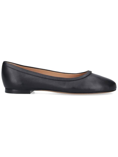 Marcie Leather Ballerina Flats Black - CHLOE - BALAAN 2