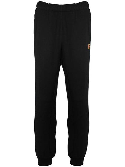 Court Heritage French Terry Tennis Pants Track Pants Black - NIKE - BALAAN 2