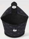 Envelope Monogram Eclipse Coated Canvas Pouch Bag Black - LOUIS VUITTON - BALAAN 4