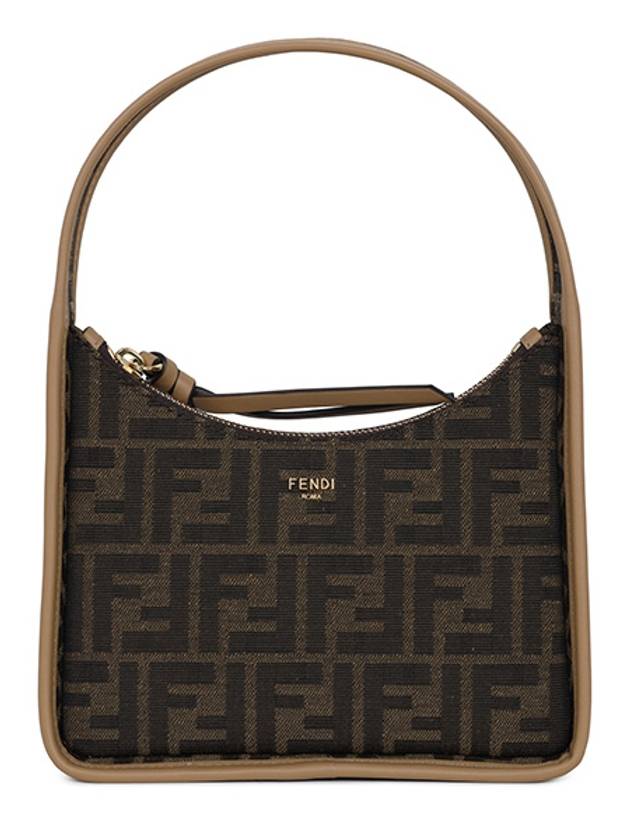 Pendesense FF Fabric Mini Shoulder Bag Brown - FENDI - BALAAN 2