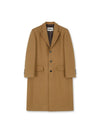 Unisex Wool Single Over Single Coat Camel - NUAKLE - BALAAN 1