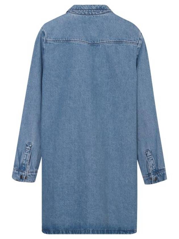 Women's Lina Denim Short Dress - A.P.C. - BALAAN 3