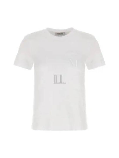 Madera Short Sleeve T-Shirt White - MAX MARA - BALAAN 2