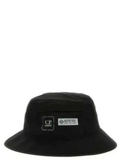 Gore-Tech Logo Bucket Hat Black - CP COMPANY - BALAAN 2