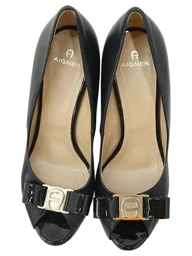 Smith Market Used Luxury Black Shoes Women s - AIGNER - BALAAN 4