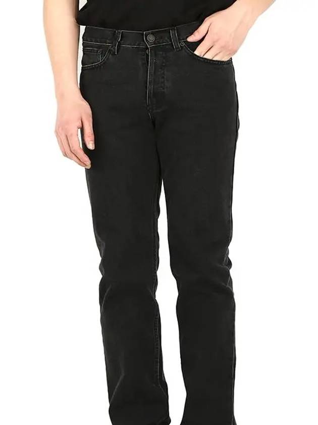 Black washed denim slim pants 1355610466001 - GIVENCHY - BALAAN 5