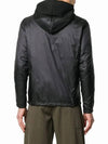 Black Men s Hooded Zip Up 8400900 8099W 999 - MONCLER - BALAAN 4