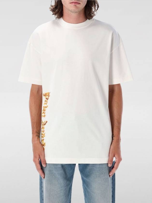 Palm Angels Burning Farm Short Sleeve T Shirt Off White - PALM ANGELS - BALAAN 2