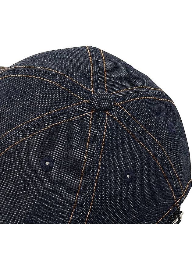 Logo Stitch Denim Ball Cap - A.P.C. - BALAAN 9