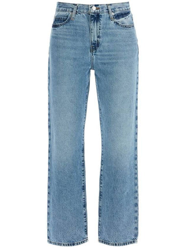 light blue high-waisted straight ankle jeans le jane - FRAME - BALAAN 1