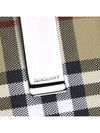 Check Print Buckle Card Wallet Beige - BURBERRY - BALAAN 3