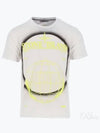 Men's Solar Eclipse Logo Short Sleeve T-Shirt White - STONE ISLAND - BALAAN 2