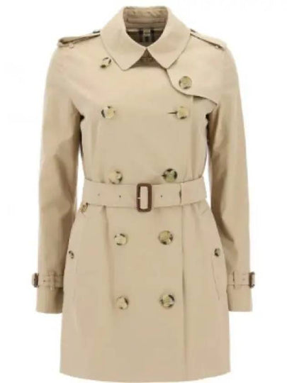 Short Kensington Heritage Trench Coat Beige - BURBERRY - BALAAN 2