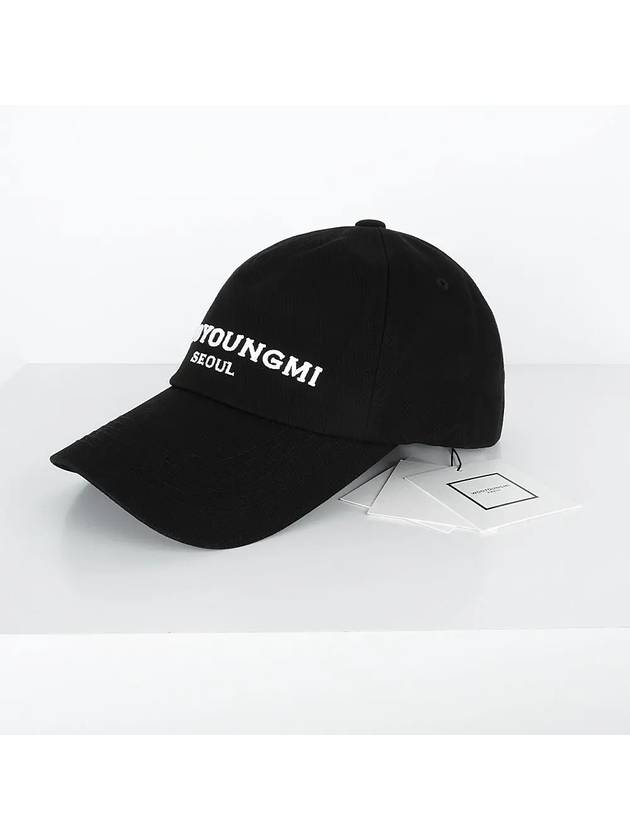 Embroidery Logo Seoul Ball Cap Black - WOOYOUNGMI - BALAAN 7