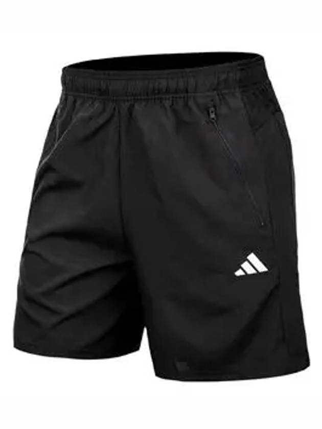 Train Essentials Woven Shorts Black - ADIDAS - BALAAN 4