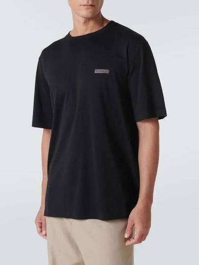 R27JRS93007900 Black Patch Logo Short Sleeve T Shirt - BERLUTI - BALAAN 2