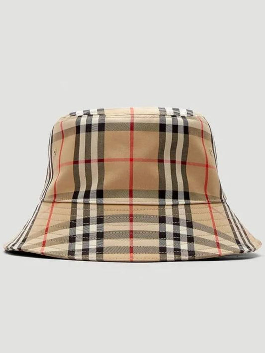 Vintage Check Technical Bucket Hat Beige - BURBERRY - BALAAN 2