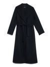 Women's Polo Wool Coat Navy - S MAX MARA - BALAAN 1