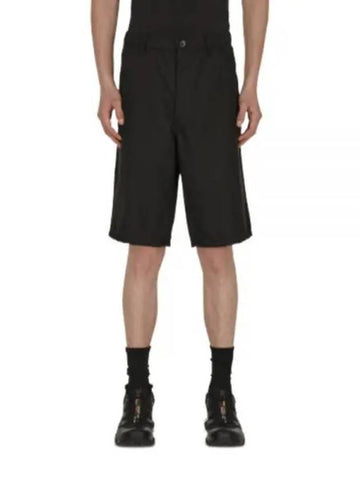 Wool Blend Shorts Black - COMME DES GARCONS - BALAAN 1