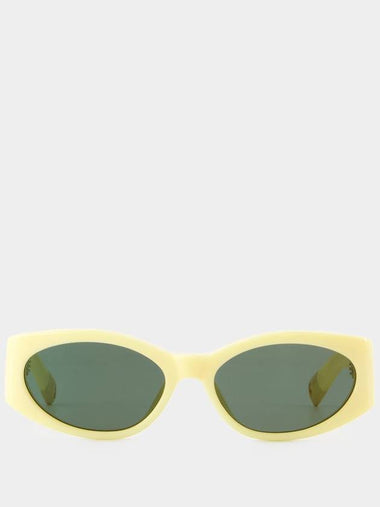 Ovalo Sunglasses - Jacquemus - Acetate - Yellow - JACQUEMUS - BALAAN 1