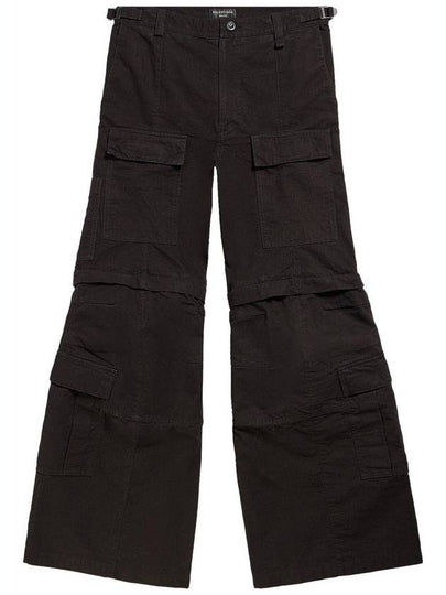 Flared Cargo Pants Black - BALENCIAGA - BALAAN 2