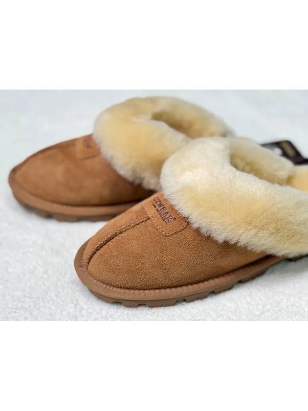 Slippers Wool Cheongsongi Women s Fur Indoor Shoes OZ114 II - OZWEAR UGG - BALAAN 1